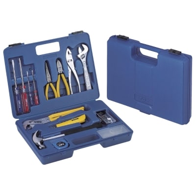 [トップ工業] DIYにも便利 家庭用工具16点セット 常備工具 DIY 日曜大工【044P001】