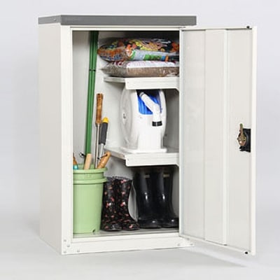 扉式収納庫102 倉庫 物置 小型収納庫 組立式【039P007】