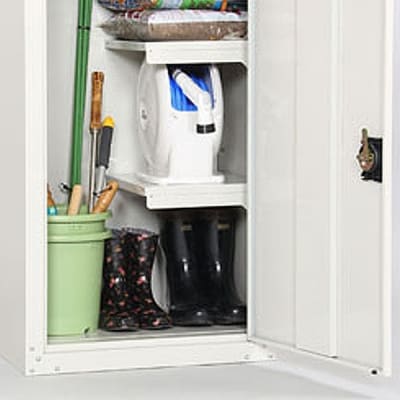 扉式収納庫102 倉庫 物置 小型収納庫 組立式【039P007】