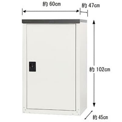 扉式収納庫102 倉庫 物置 小型収納庫 組立式【039P007】