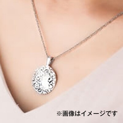 純チタン ネックレス 花玉(ハナダマ)平 大・赤 [leger(レジエ)]【052P006】