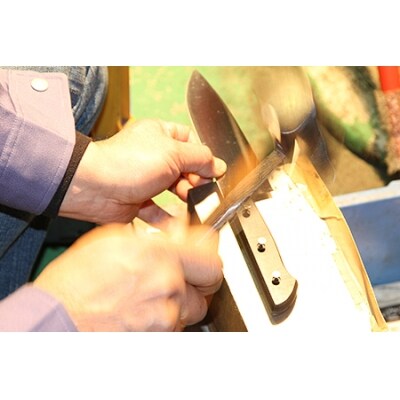 [哲弘] 匠が作る包丁 庖丁2本セット(三徳庖丁・菜切庖丁)【055P003】