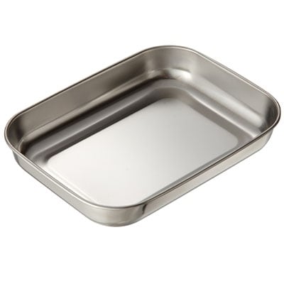 角型バットセット小 シンプルで使いやすい ステンレス製 ふた付き キッチン用品【010P146】