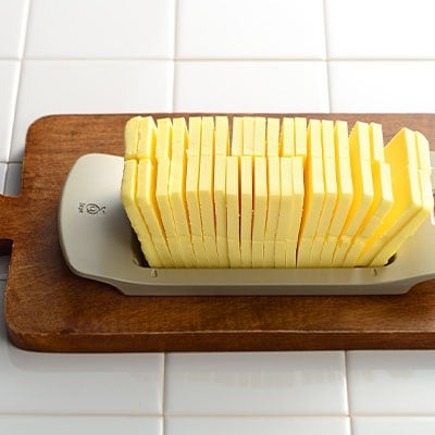 ワイヤーでスーッと切れるバターカッター ステンレス [leye] キッチン用品【010P152】