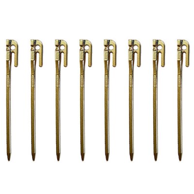 鍛造ペグ エリッゼステーク28cm8本セット アルティメットゴールド[村の鍛冶屋]【018P075】