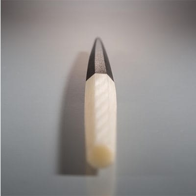 八角箸(はし)日本うさぎ 黒檀 230mm 箸 贈答用 23cm 白 [マルナオ]【028P007】