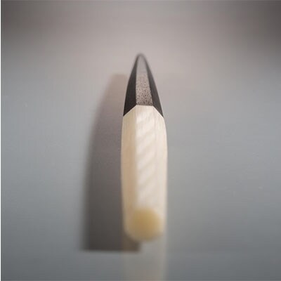八角箸(はし)日本うさぎ 黒檀 230mm 箸 贈答用 23cm 白 [マルナオ]【028P007】