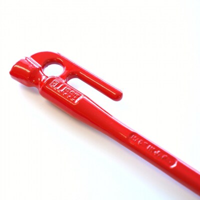 鍛造ペグ エリッゼステーク28cm 8本セット レッド アウトドア[村の鍛冶屋]【013P047】