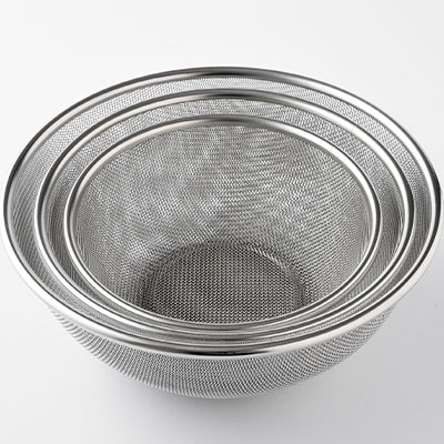 ステンレスボウル&プレート&ザル9点セット 燕三条製 キッチンツール【020P104】