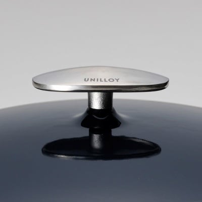 キャセロール(ホーロー鍋) 20cm 藍 調理器具 [UNILLOY(ユニロイ)]【065P004】