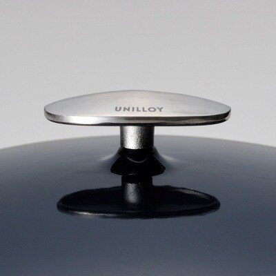 キャセロール(ホーロー鍋) 20cm 藍 調理器具 [UNILLOY(ユニロイ)]【065P004】