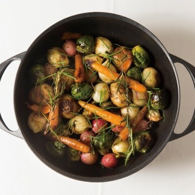 [UNILLOY(ユニロイ)] 浅型キャセロール(ホーロー鍋) 24cm くろがね【075P008】