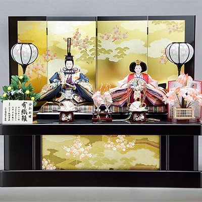 [隆和堂] 伝統工芸士作 お雛様 雛人形(ひな人形) 御所絵巻【745P001】