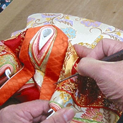 [隆和堂] 伝統工芸士作 お雛様 雛人形(ひな人形) 金彩山桜 雛祭り【1086P01】