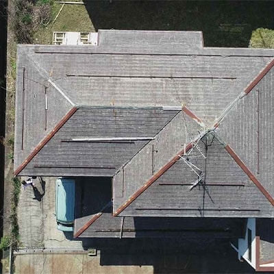 ドローン空撮の屋根点検 ドローン使用で楽々 (三条市限定)【017P037】