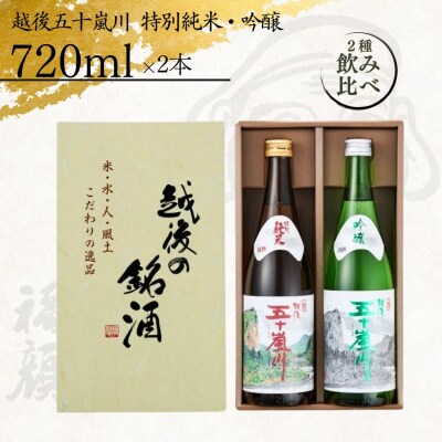 越後五十嵐川ギフトセット 新潟県 日本酒 特別純米 吟醸 [福顔酒造]【010S012】