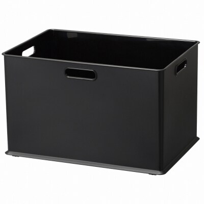 収納ボックス インボックス L ブラック 3個セット【010S076】