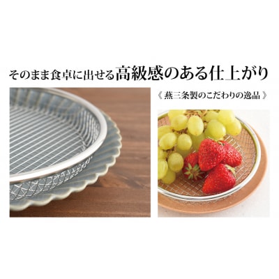 お皿のザル 3点セット キッチン用品 調理器具 ザル 皿[逸品物創]【010S086】
