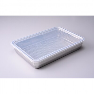 お料理はかどる角バット・角ザルセット 1/1サイズ 調理器具 キッチン用品 調理皿【011S035】