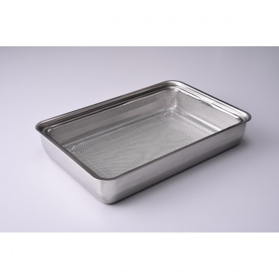 お料理はかどる角バット・角ザルセット 1/1サイズ 調理器具 キッチン用品 調理皿【011S035】
