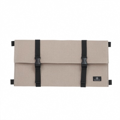 [ベルモント] ソロキャンプ焚き火セット グリル網付 火ばさみ付 焚火台【049S001】