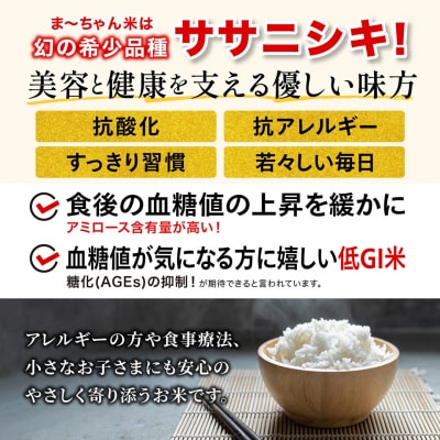 ササニシキ 白米 4.5kg 令和8年産米 自然農法 自然米 古代米  【015S014】