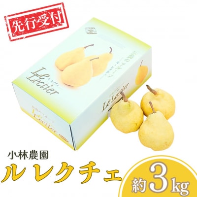 先行受付 ル レクチェ 約3kg [11月下旬から発送予定] 2026年産 【015P042】
