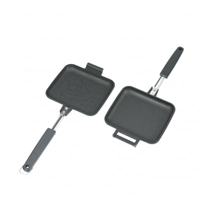 [ベルモント] ホットサンドメーカー[フラット] キャンプ用品 アウトドア用品  【011S048】