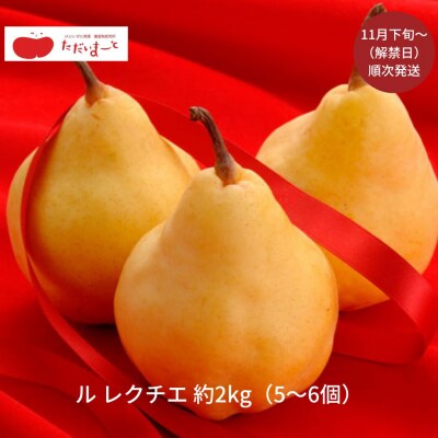 ル レクチエ 2kg(5～6個) 洋梨  新潟県産　ル・レクチェ 【010S139】 | ふるさと納税のお礼品