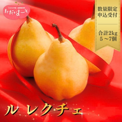 ル レクチエ 2kg (5～7個) 洋梨 令和7年度【010S139】