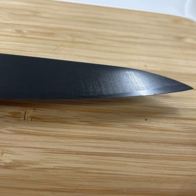 [剣謙心] ステンレス黒染クッカーナイフ キャンプ用品 アウトドア用品 キッチン 【033S012】