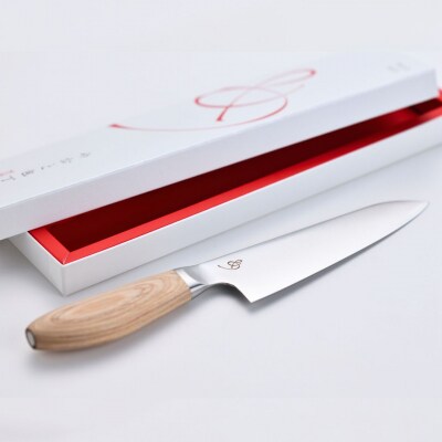 めおと包丁 三徳包丁 165mm キッチン用品 燕三条 三徳 庖丁 【063S003】