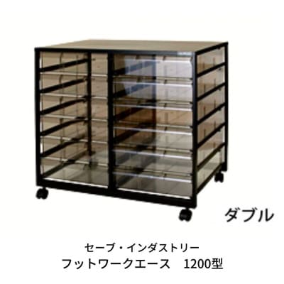 〔セーブ・インダストリー〕フットワークエース　1200型【052S006】