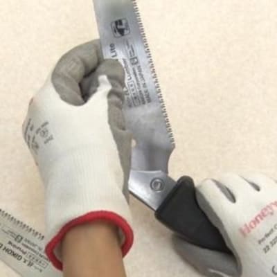 [KAKURI] スーパー技工鋸 替刃3枚付セット 小型のこぎり ノコギリ DIY【019S030】