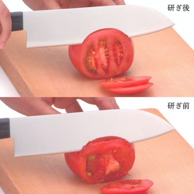 ダイヤモンドW曲線包丁研ぎ器 [竹内式スーパー研師]【023S005】