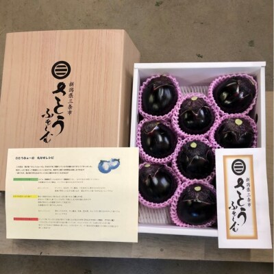 先行受付 丸ナス 約3kg 令和8年度 灰汁が少なく甘味がある丸ナス 【010S017】