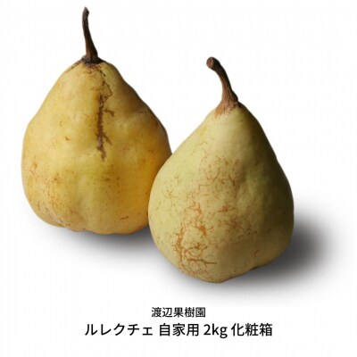 ル レクチェ 自家用 2kg 西洋梨 洋梨 化粧箱 [渡辺果樹園] 【010S240】 | ふるさと納税のお礼品