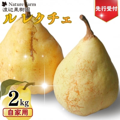 先行受付 ル レクチェ 自家用 2kg 4～7玉 西洋梨 洋梨 [渡辺果樹園] 【010S240】