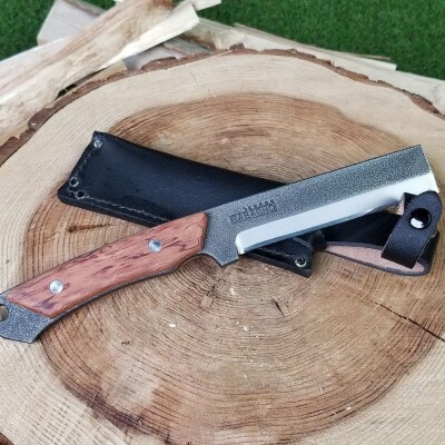 [BABACHO] 多喜火鉈・ブビンガ ビンテージ風 110mm 革ケース付 【033S004】 | ふるさと納税のお礼品
