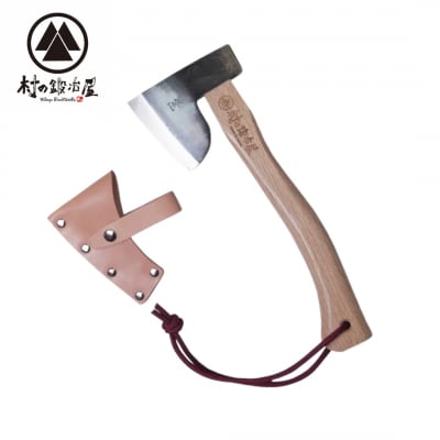 [村の鍛冶屋] カービングアックス 斧 薪割り 鉞 キャンプ用品 アウトドア用品【033S016】