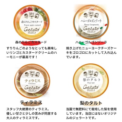 [春期限定]果樹園のジェラートセレクト春セレクト 合計12個セット [田沢農園] 【019S043】