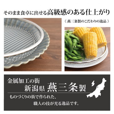 お皿のザル4点セット キッチン用品 調理器具 キッチングッズ [逸品物創]【010S331】