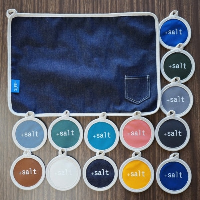 ランチョンマット&コースター4枚セット [+salt (プラスソルト)] 【010S333】
