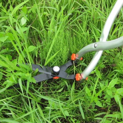 立ち作業用草刈りハサミ 草刈り鋏 除草 燕三条製 [株式会社オビタス]【013S072】
