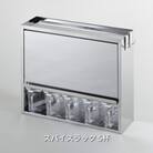スパイスラック5杯 キッチン用品 ステンレス キッチン収納 [株式会社オビタス]【027S018】