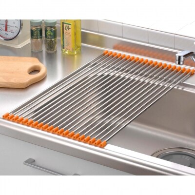 スノコロロ オレンジ キッチン用品 燕三条製 ステンレス製 [株式会社オビタス] 【011S113】