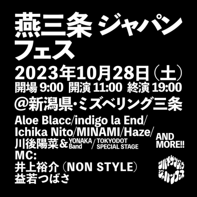 燕三条ジャパンフェス チケット A席【027S019】
