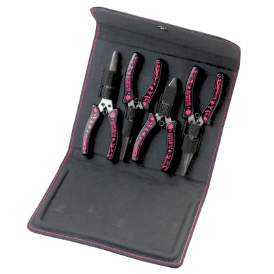 こだわりの4本セット(平・丸・ニッパ・先曲り) [KUROBISAI] 【031S011】