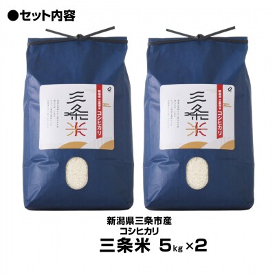 令和7年産米 新潟県三条市産 コシヒカリ 三条米 10kg【016S035】