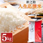新之助人生応援米 5kg 令和7年産 新之助 白米 【012S079】